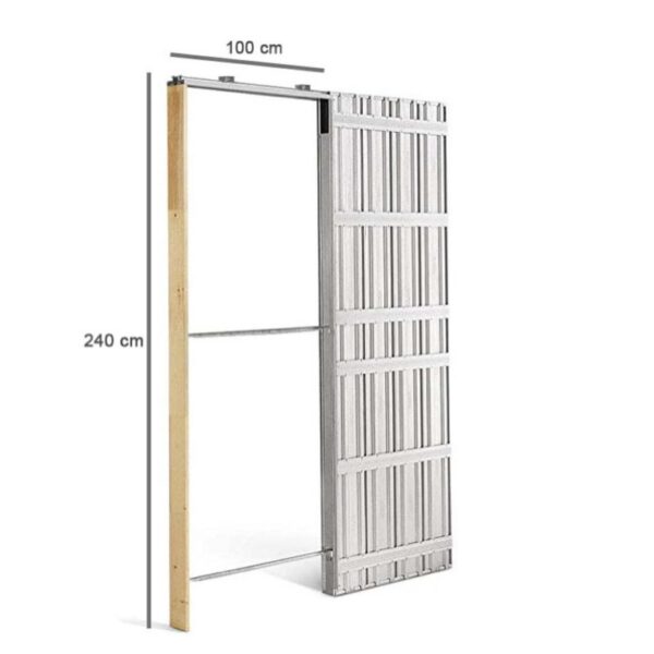 Contre-châssis pour porte coulissante