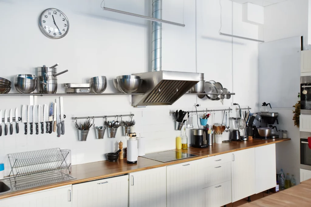 Cuisine lavabo pour contenu