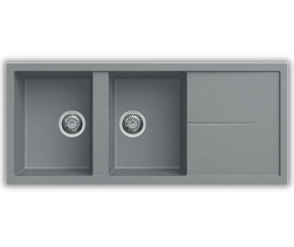 EVIER GRANITE EGO 116 GREY INFINITY