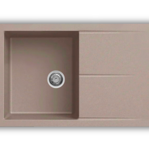 EVIER GRANITE EGO 86 TRUFFLE