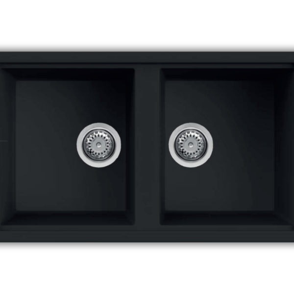 EVIER GRANITE MOON 86 BLACK INFINITY