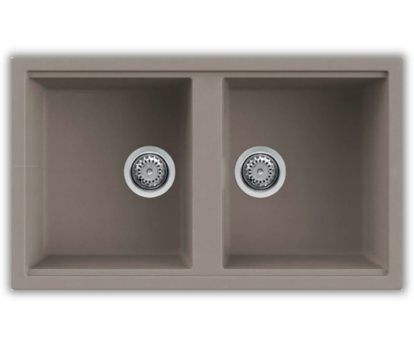 EVIER GRANITE MOON 86 TRUFFLE INFINITY