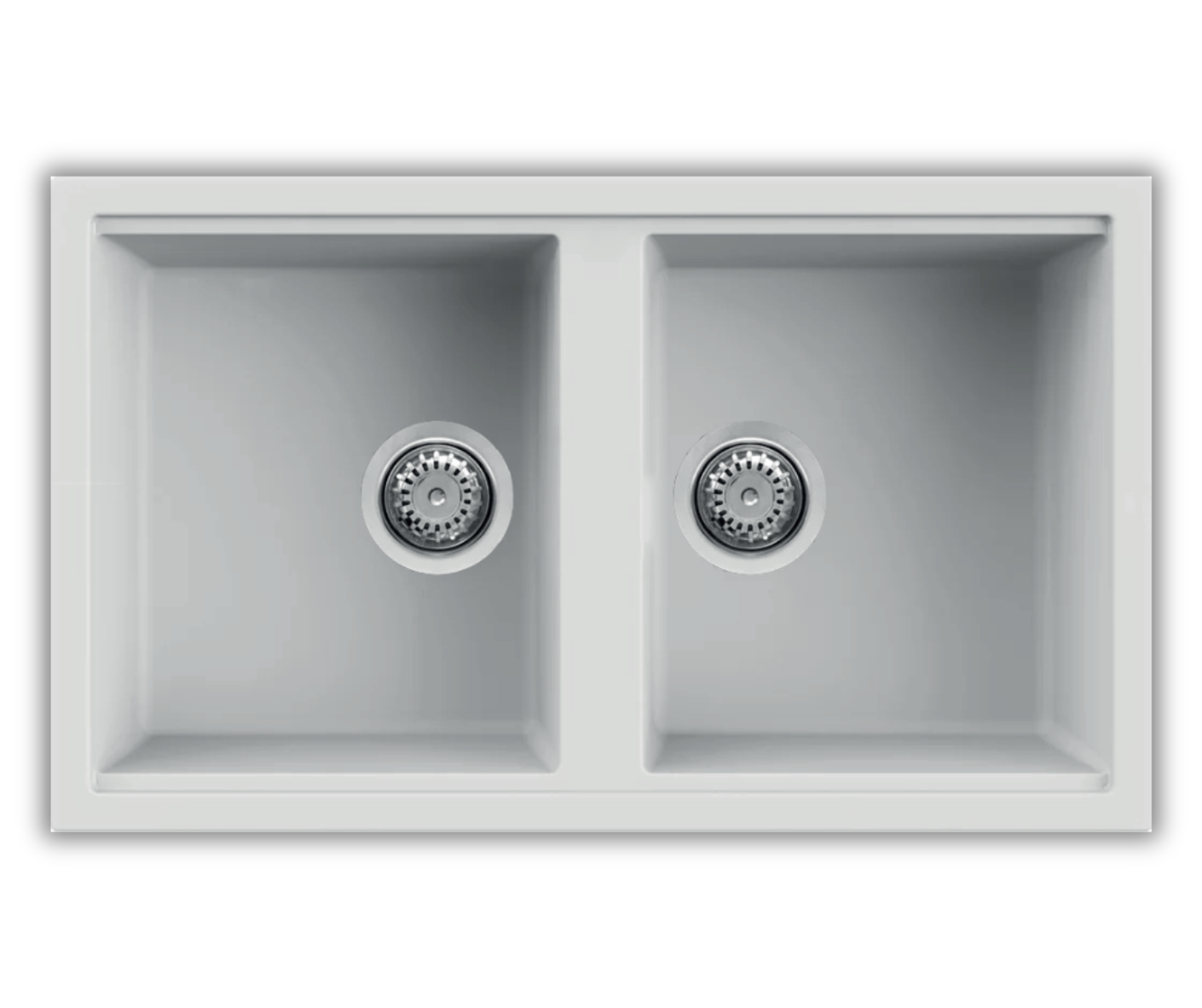 EVIER GRANITE MOON 86 BLANC INFINITY