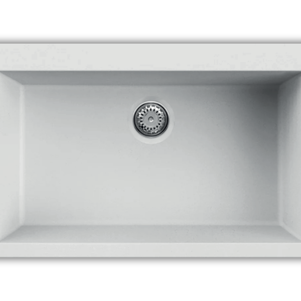 EVIER GRANITE MOON 70 WHITE INFINITY