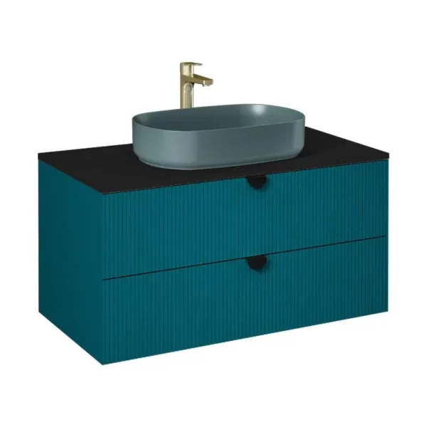 MEUBLE SALLE DE BAIN INFINITY ART 100 CM OCEON BLEU
