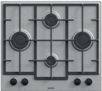 PLAQUE A GAZ 4 FEUX INOX H656 X INFINITY