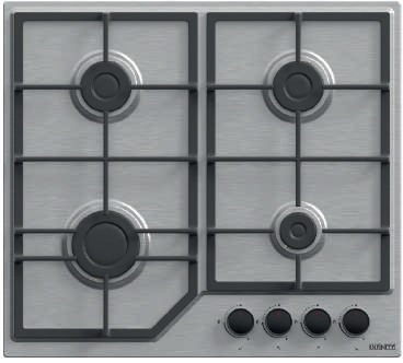PLAQUE A GAZ 4 FEUX  INOX H652X INFINITY